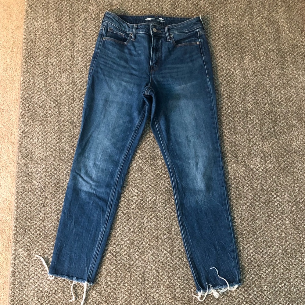 Old Navy Power Slim Straight High Rise Jeans